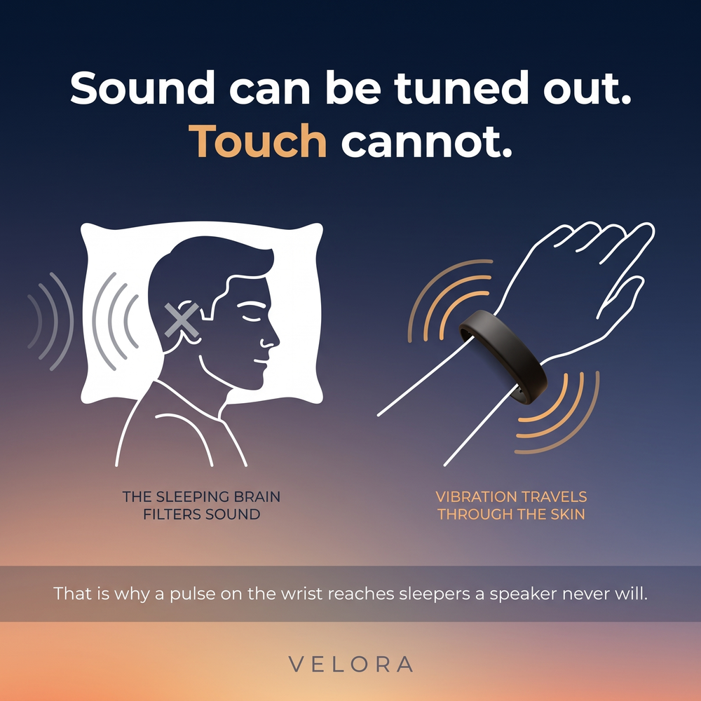 A wake-up you feel, not one you hear